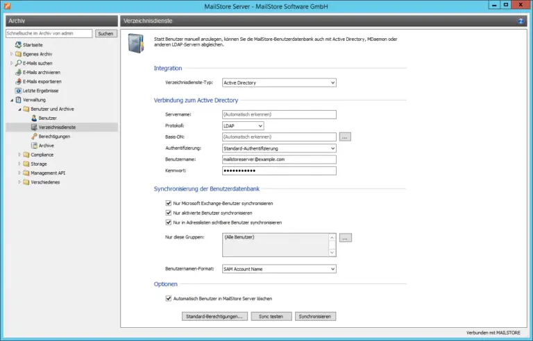 netyard Mailstore E-Mail Archivierung