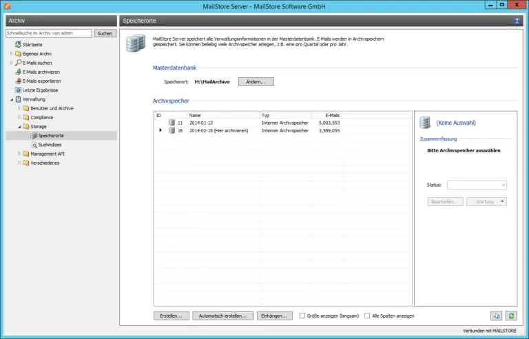 netyard Mailstore E-Mail Archivierung