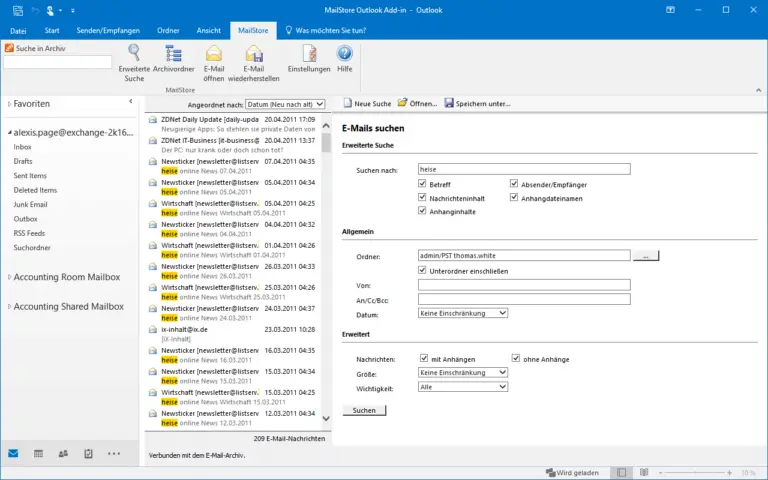 netyard Mailstore E-Mail Archivierung